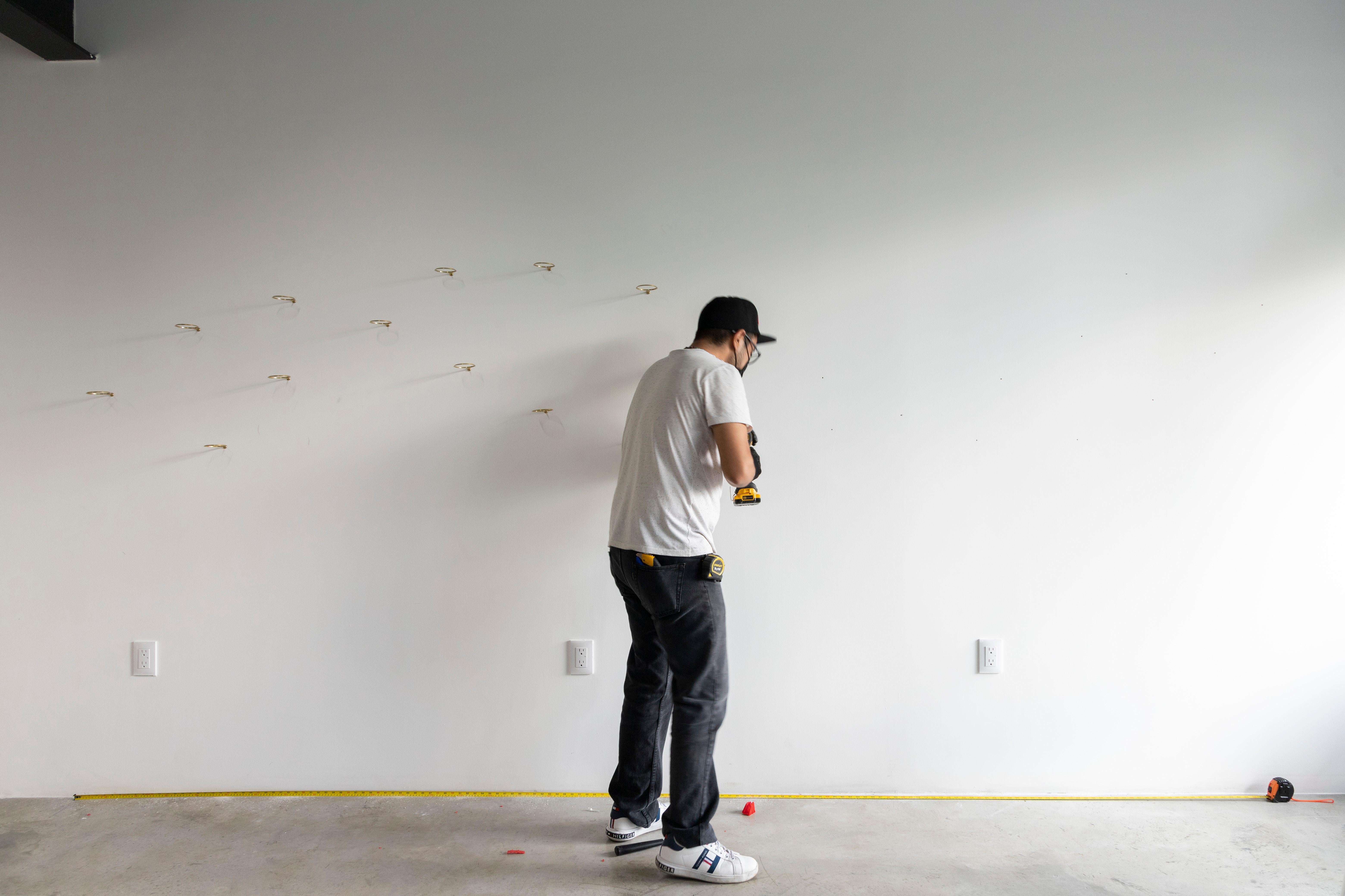 Galaxies III, Sten Studio, sculpture murale avec pierres naturelles en vente 3