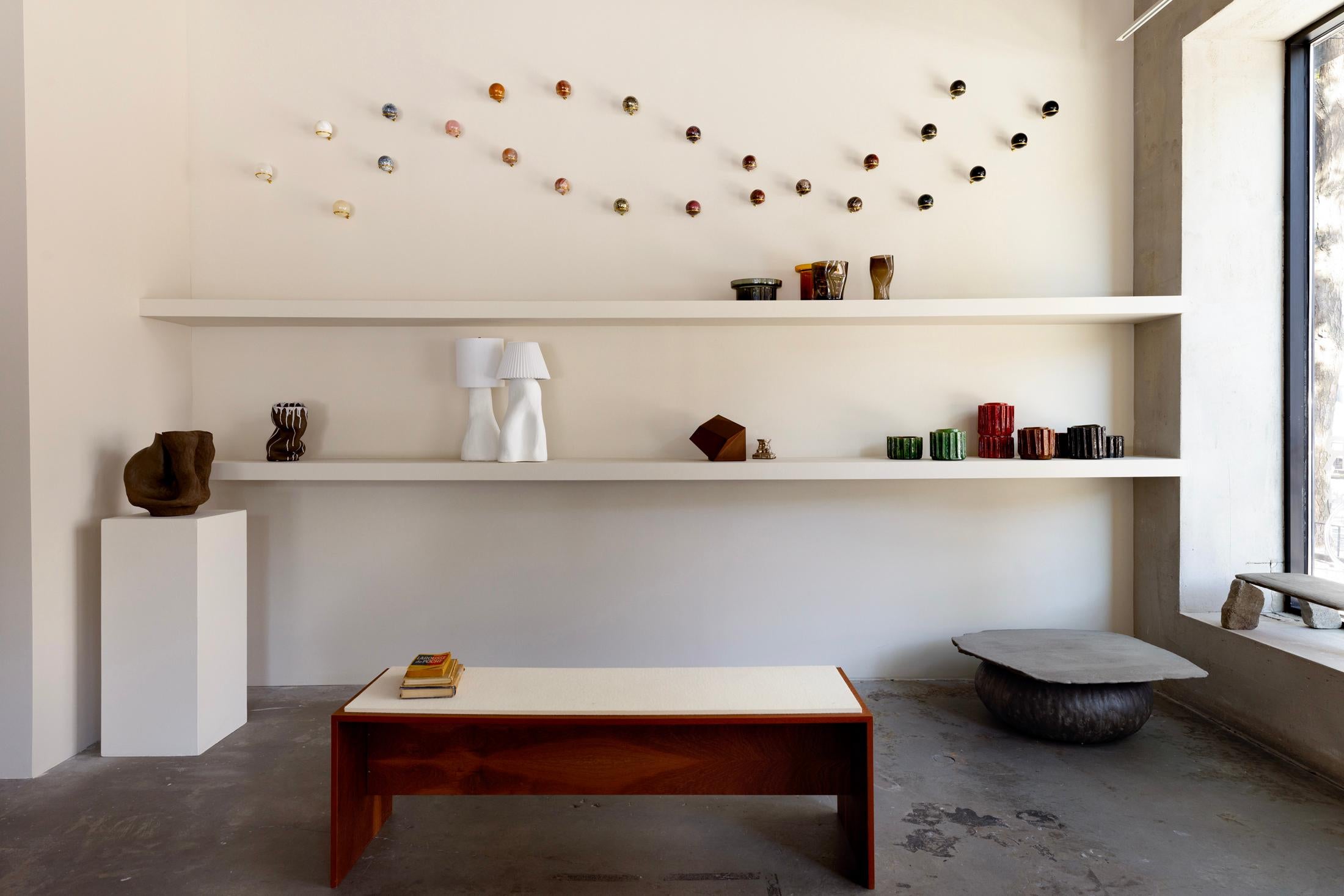 Minimalist Sprawling Galaxies II - Sten Studio - Wall sculpture with natural stones For Sale