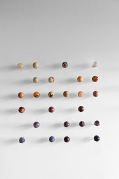 Sprawling Galaxies IV - Sten Studio - Scultura da parete con pietre naturali