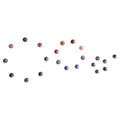 Sprawling Galaxies V - Sten Studio - Wall sculpture with natural stones