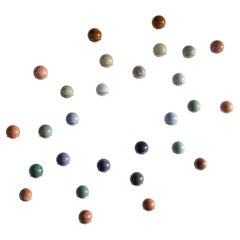 Sprawling Galaxies VI – Sten Studio – Wandskulptur mit Natursteinen