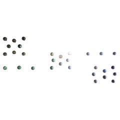 Sprawling Galaxies X - Sten Studio - Wall sculpture with natural stones