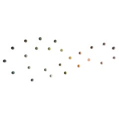 Sprawling Galaxies XI - Sten Studio - Wall sculpture with natural stones