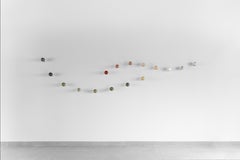 Sprawling Galaxies XV - Sten Studio - Wall installation with natural stones