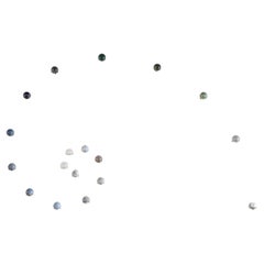 Sprawling Galaxies XVII - Sten Studio - Wall sculpture with natural stones