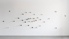 Sprawling Galaxies XXI - Sten Studio - Wall installation with natural stones