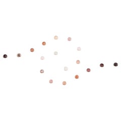 Sprawling Galaxies XXIV - Sten Studio - Wall installation with natural stones