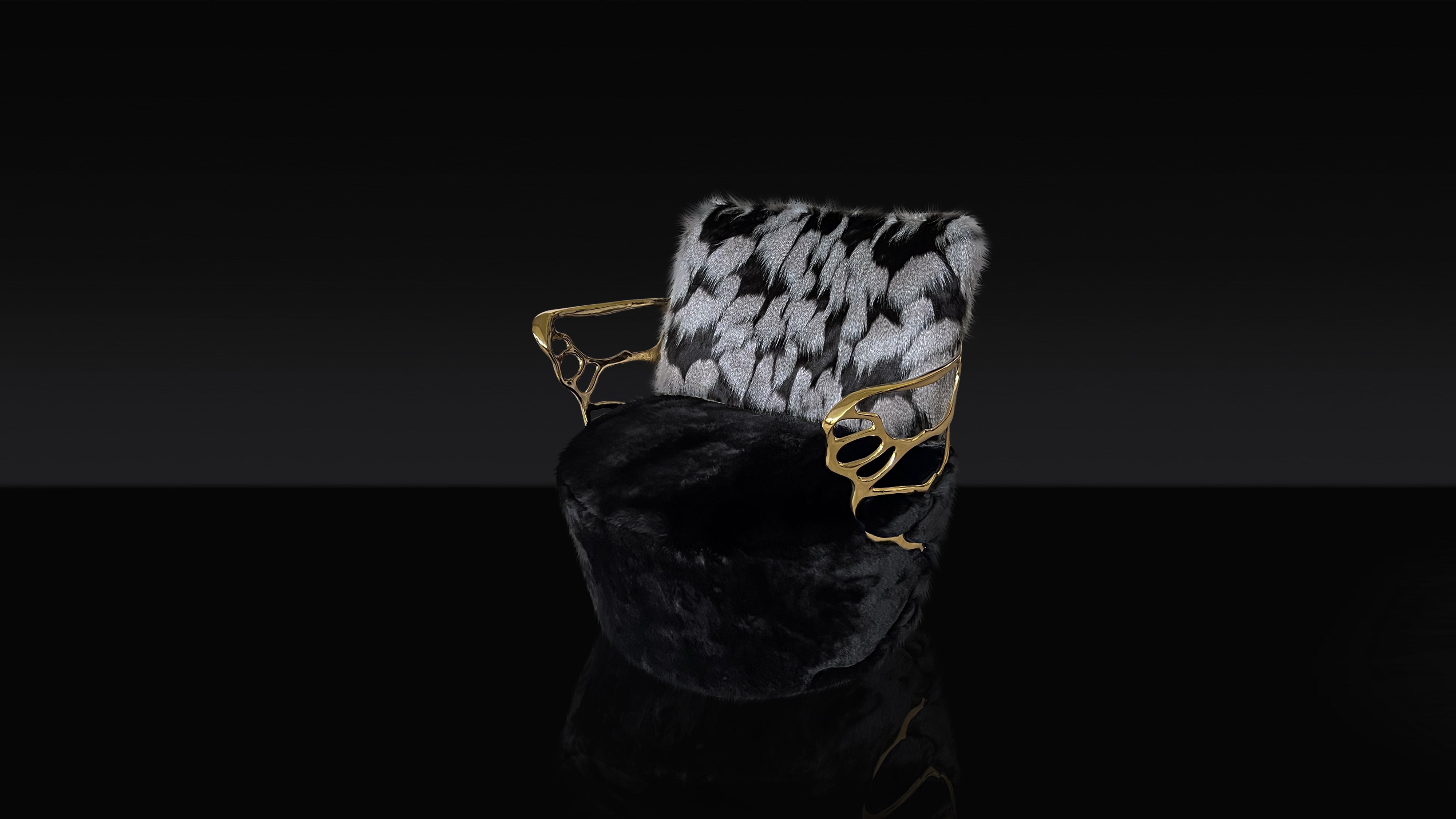 Fauteuil de salon spray en cristal par GORDON GU