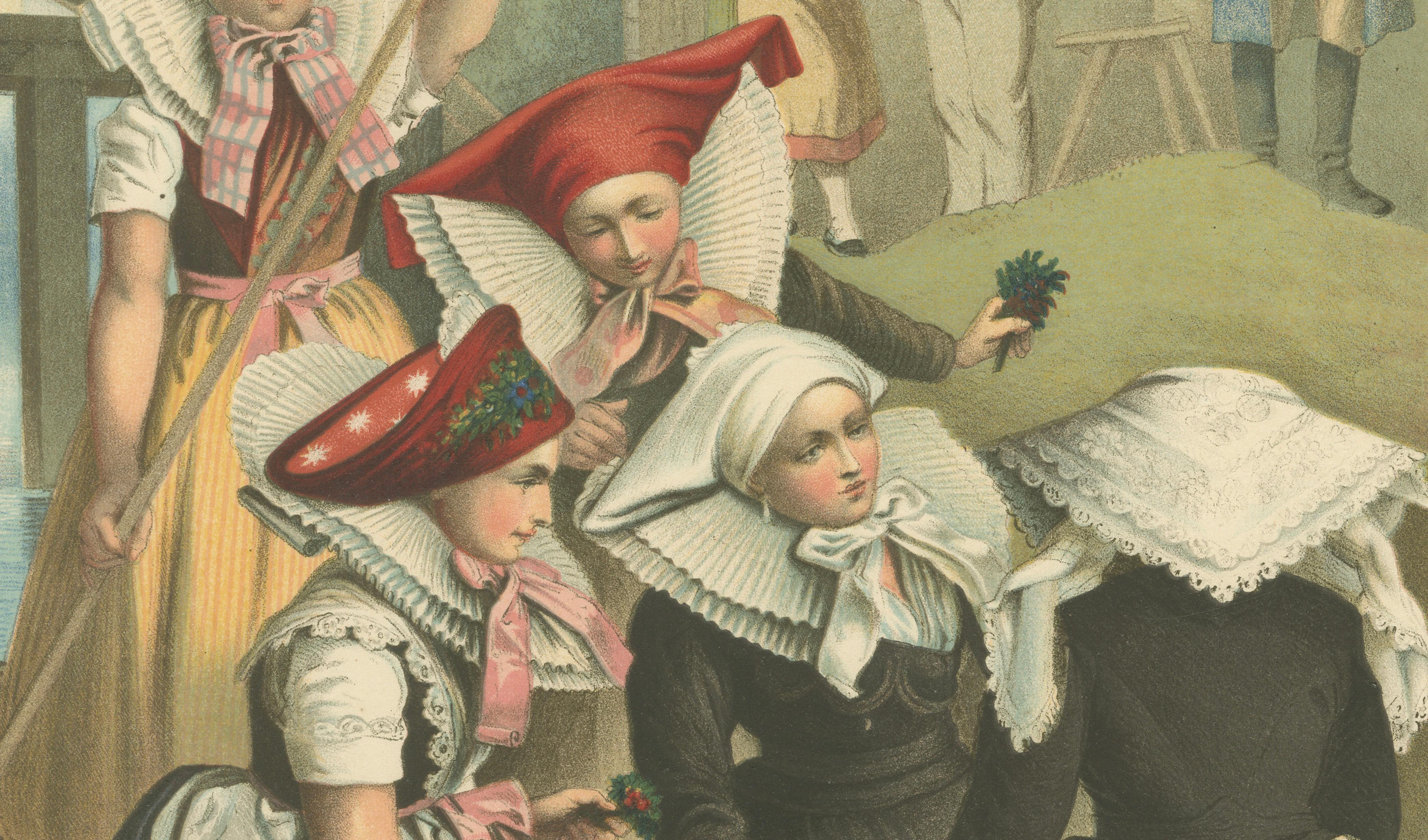 Spreewald Costume Scene, Prussia, Women in Boat, c.1875