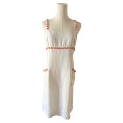 Spring 1996 Chanel Floral Sequin Strap Dress