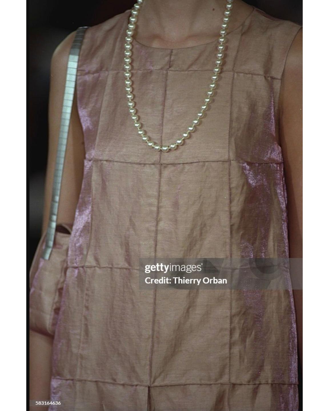 Spring 1999 Chanel Pastel Iridescent Open Front Jacket For Sale 2
