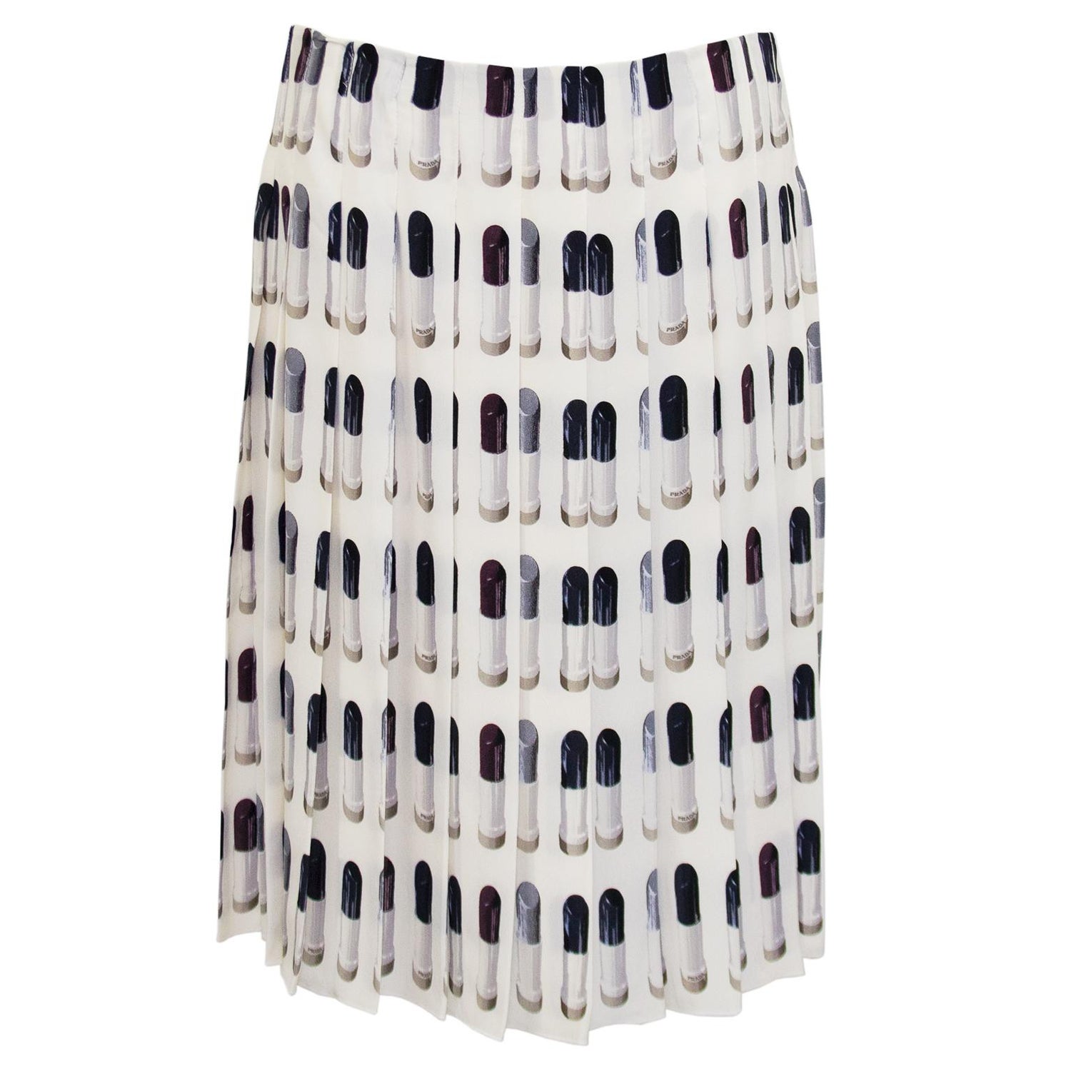 Prada Lipstick Skirt - For Sale on 1stDibs | prada lipstick skirt  charlotte, charlotte prada lipstick dress, charlotte prada lipstick skirt