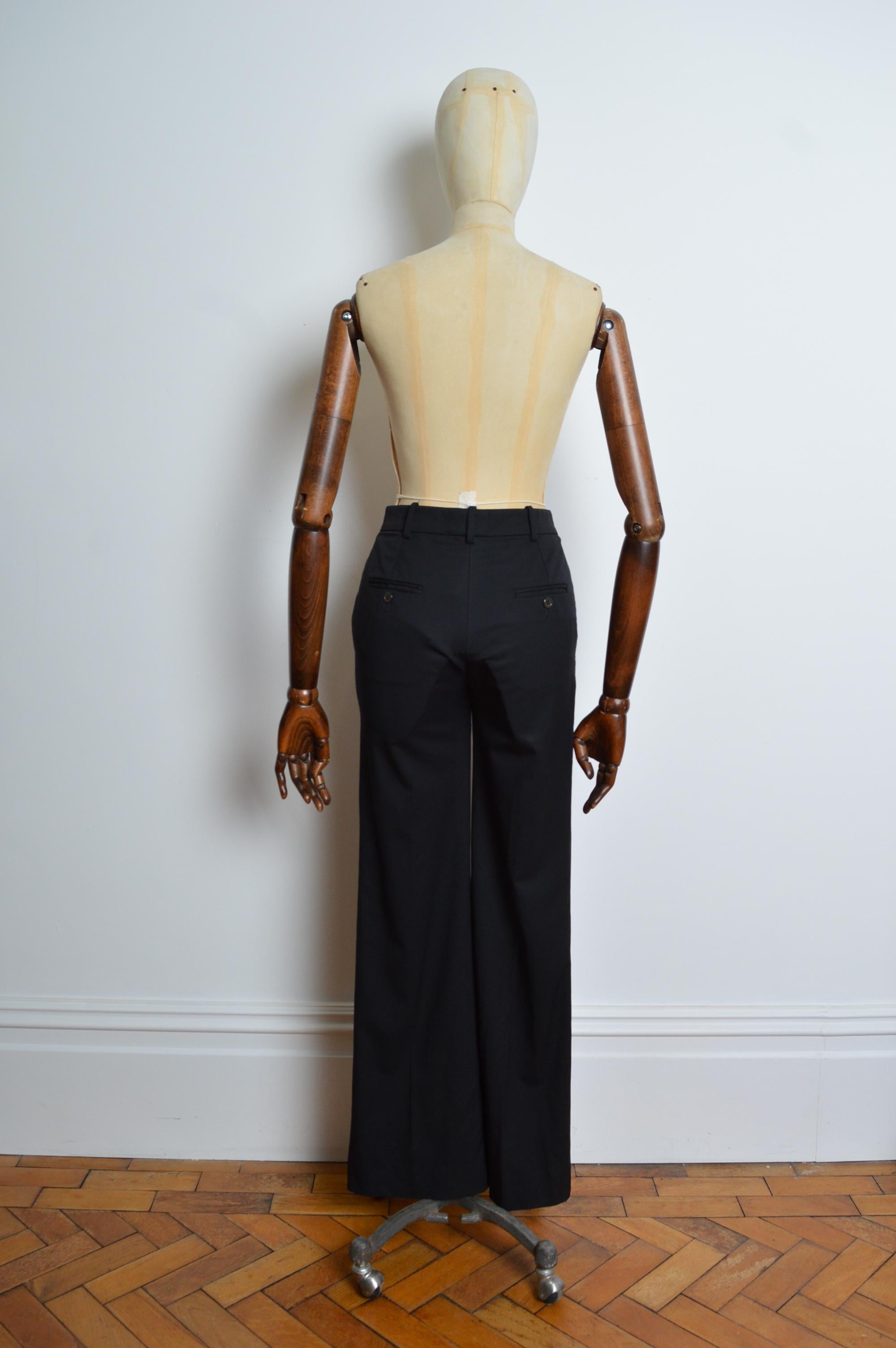 Spring 2004 Yves Saint Laurent by Tom Ford Black 2 piece Suit Blazer & Pants 13