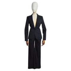 Spring 2004 Yves Saint Laurent by Tom Ford Black 2 piece Suit Blazer & Pants