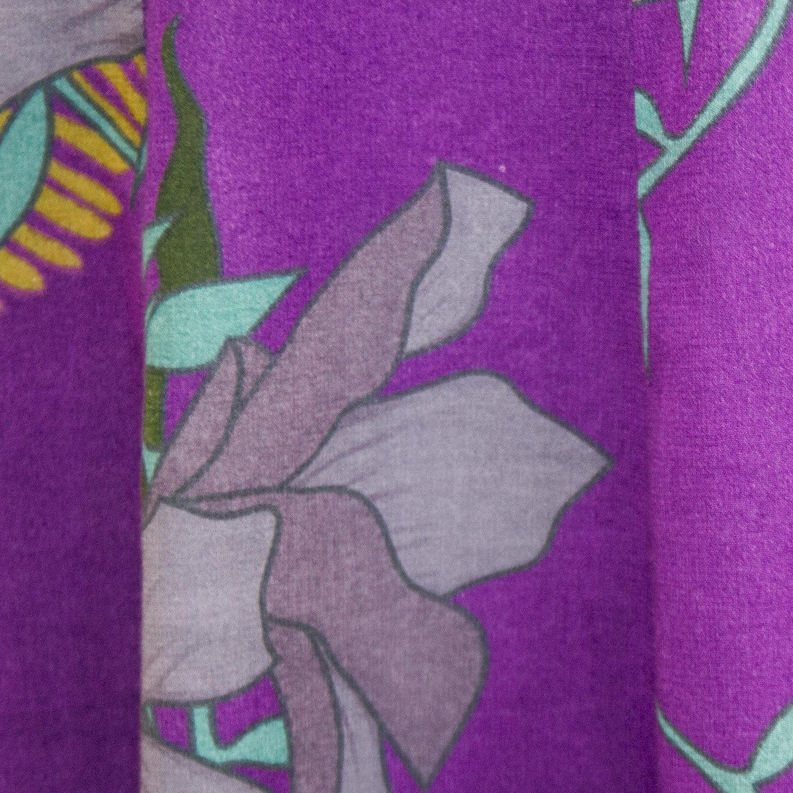 Women's Spring 2005 Proenza Schouler Purple Printed Dress For Sale