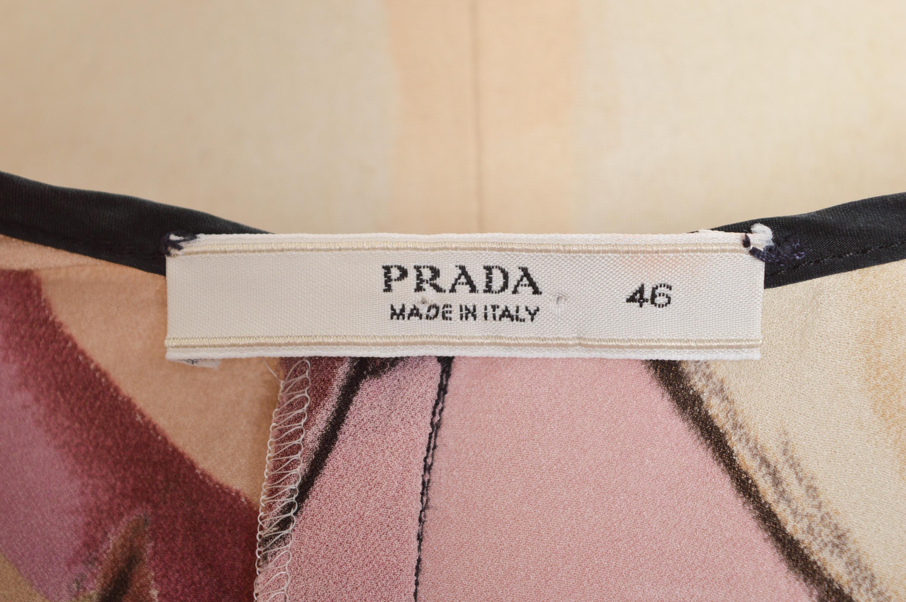 Spring 2008 PRADA fairy Collection Dusty Pink Silk James Jean Tea dress For Sale 9