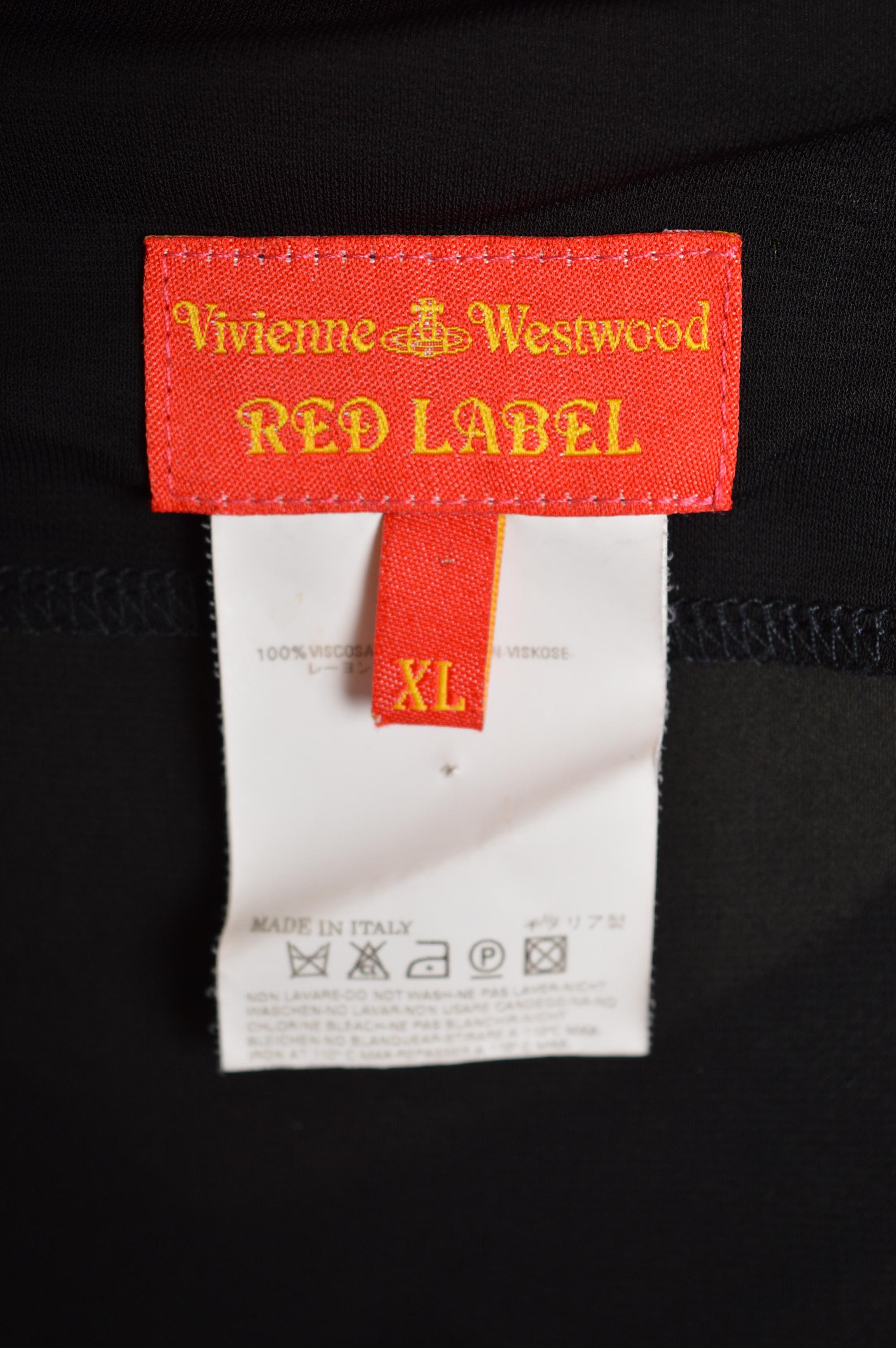 Printemps 2008 Vivienne Westwood Robe de cocktail sexy, drapée et décolletée, de couleur noire en vente 7