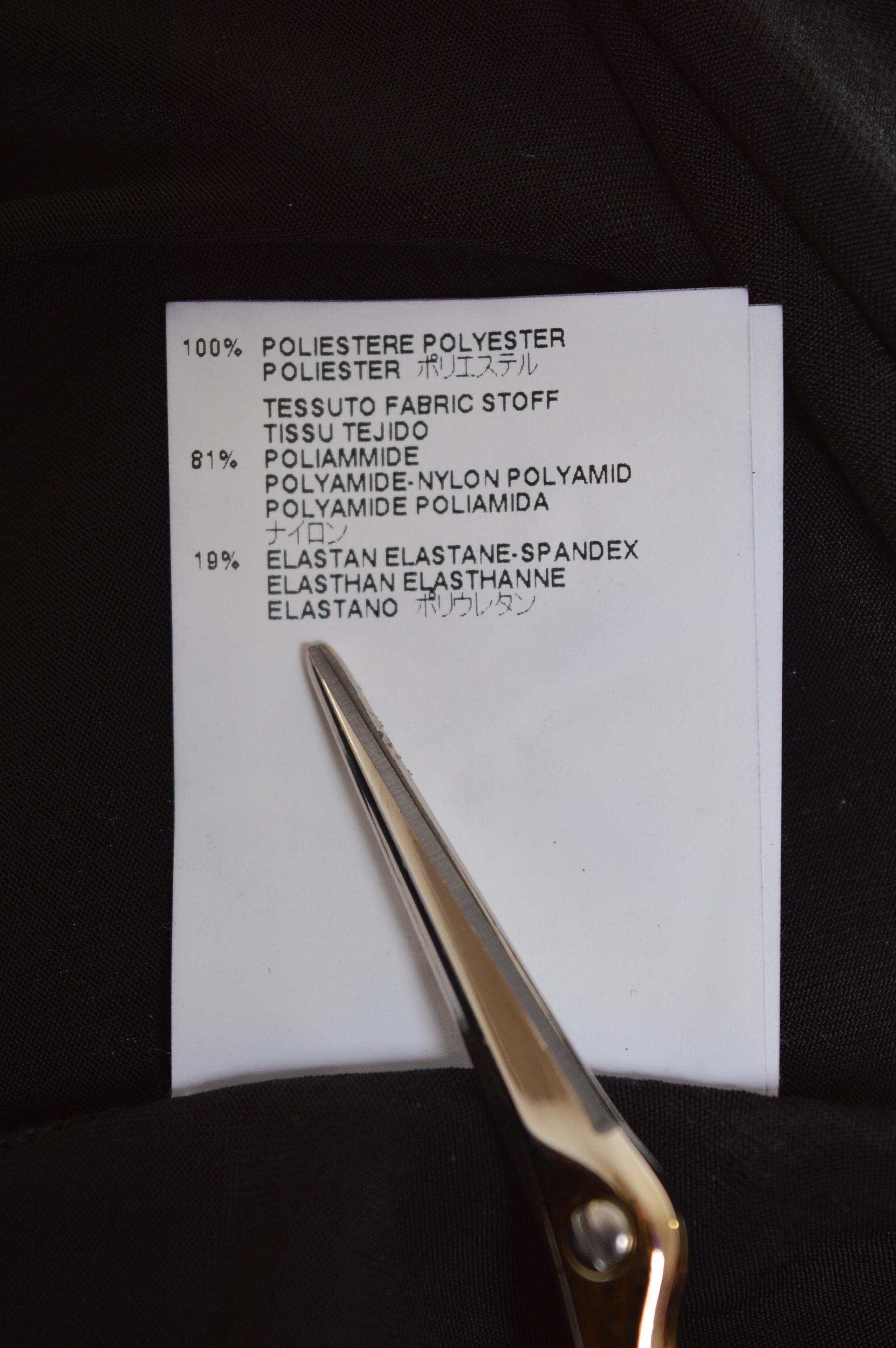 Printemps 2010 - Vivienne Westwood - Robe de cocktail à corset Wet Look noir brillant en vente 10