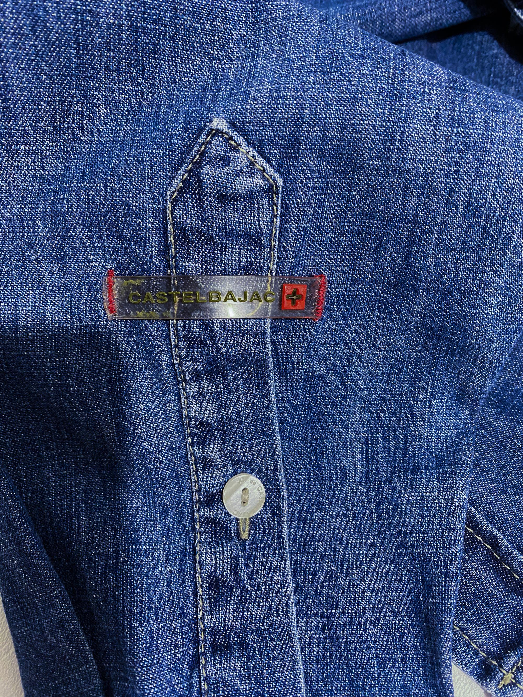 Spring 2012 Castelbajac Mickey Mouse Denim Shirt Size Men S or Women L/XL For Sale 6