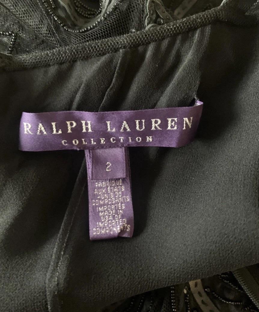 Ralph Lauren Runway printemps 2013 - Robe de soirée perlée à la main en vente 4