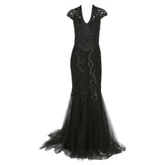 Spring 2013 Ralph Lauren Runway Hand Beaded Evening Gown