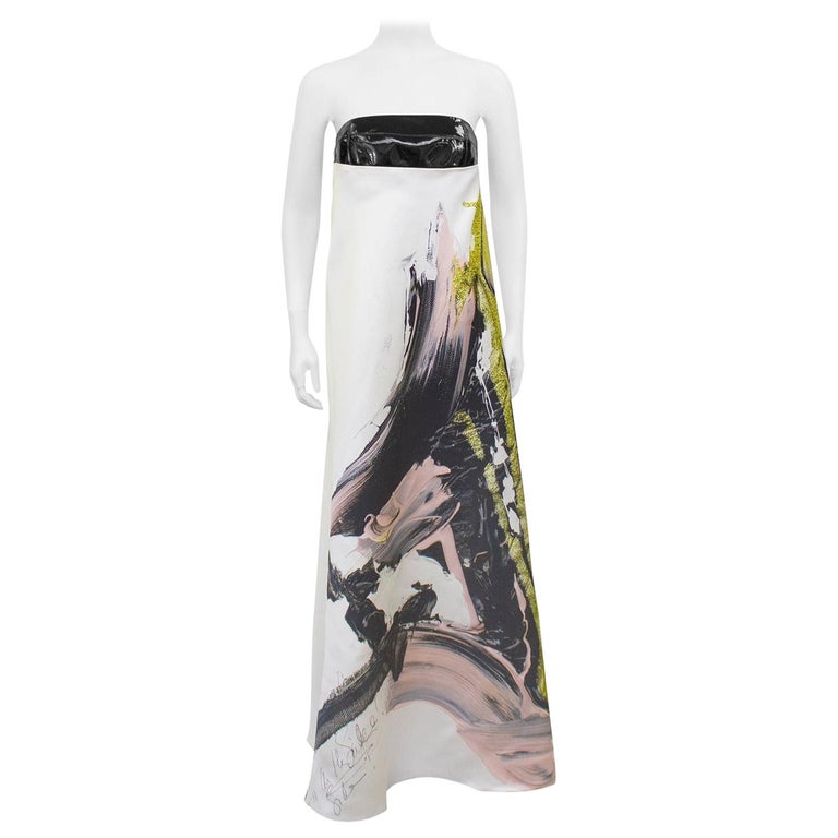 Spring 2013 RTW Chado Ralph Rucci Cy Twombly Inspired Gown For Sale