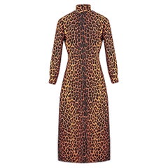 Spring 2019 Look # 22 GUCCI LEOPARD DRESS size M