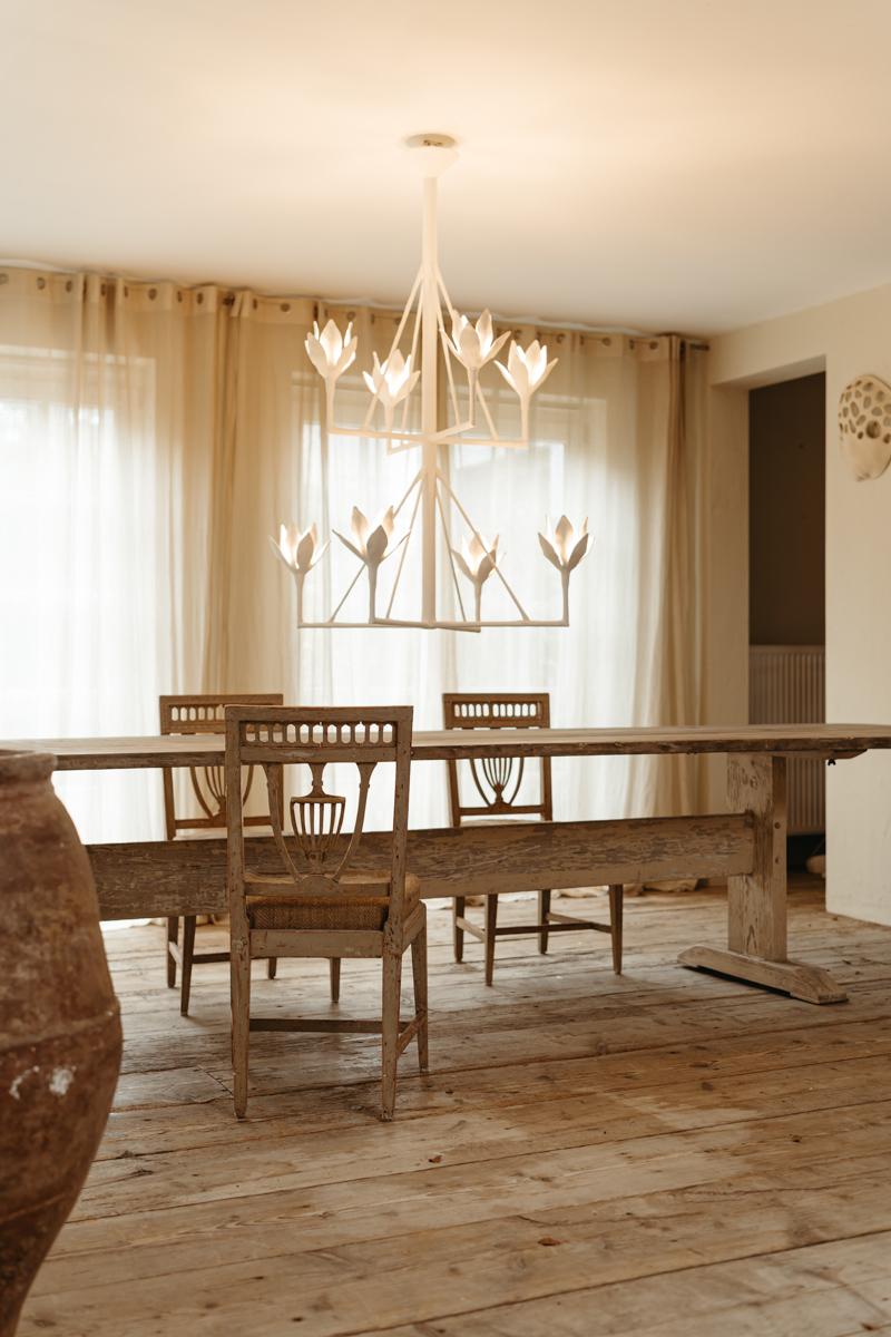 Spring chandelier by Serge Castella For Sale 10