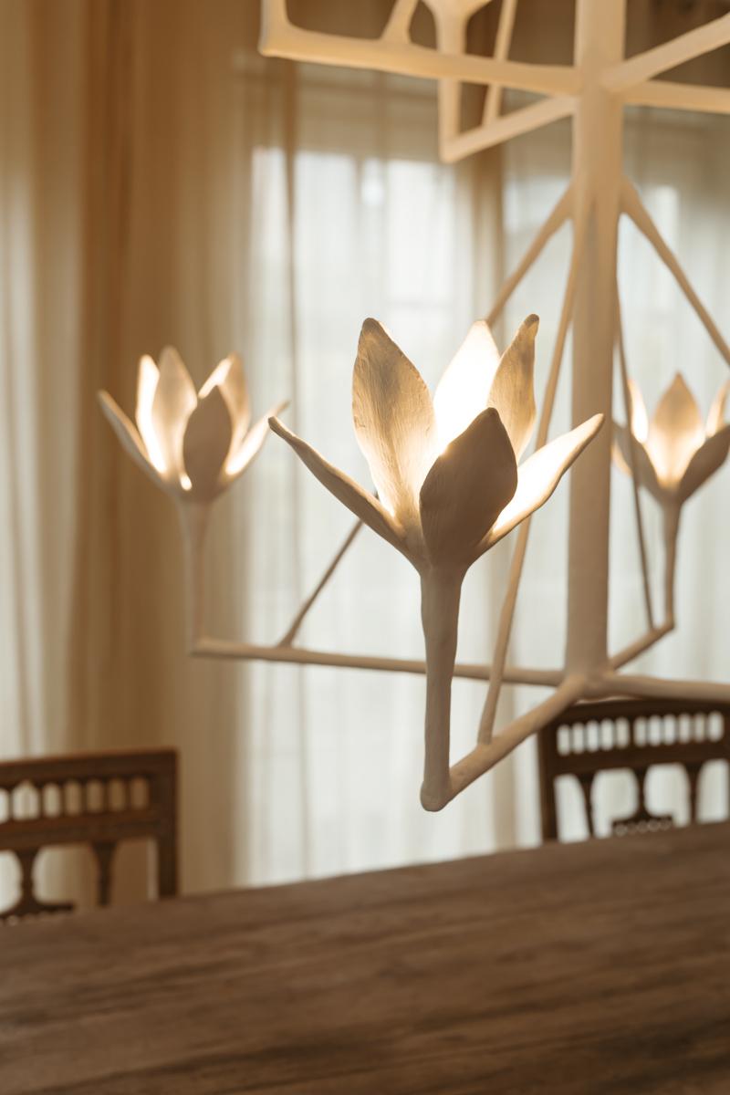 Spring chandelier by Serge Castella  For Sale 10