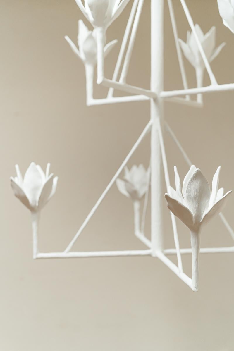 Spring chandelier by Serge Castella For Sale 2