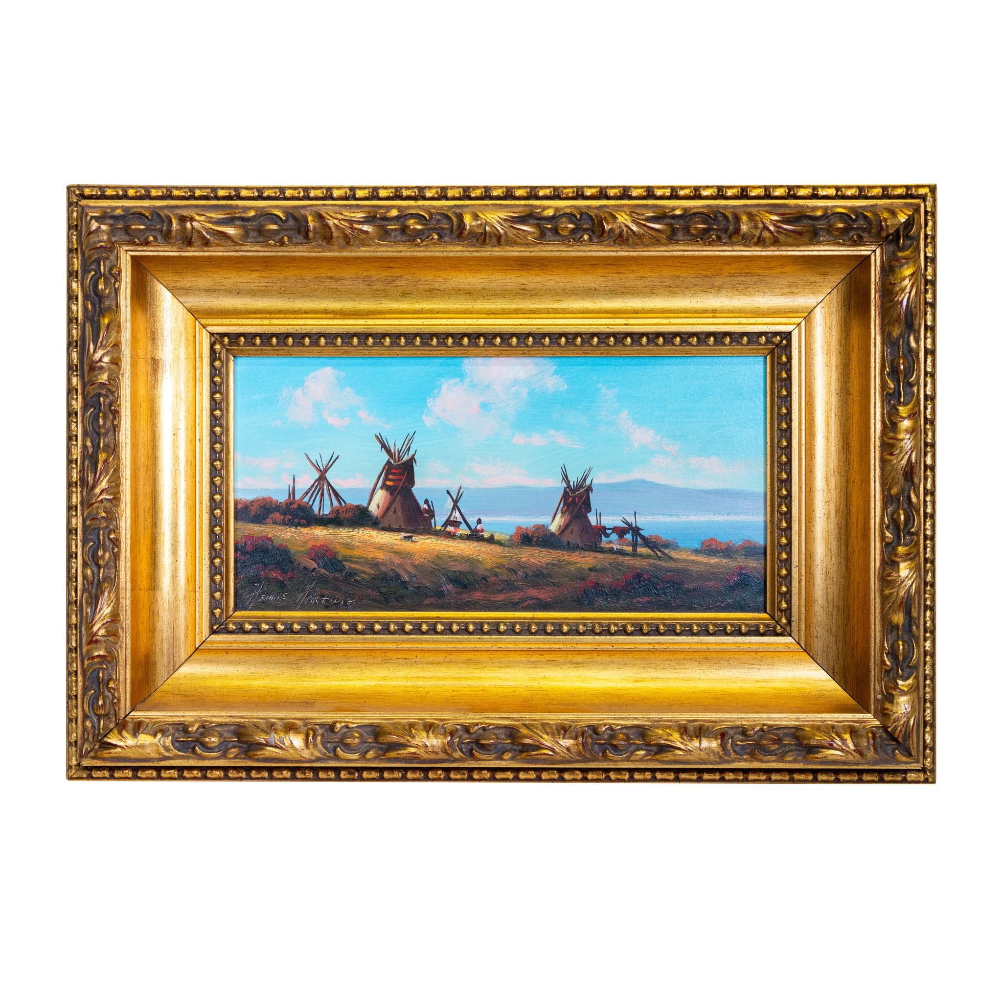 Spring Clouds, Original-Ölgemälde von Heinie Hartwig (amerikanisch) im Angebot