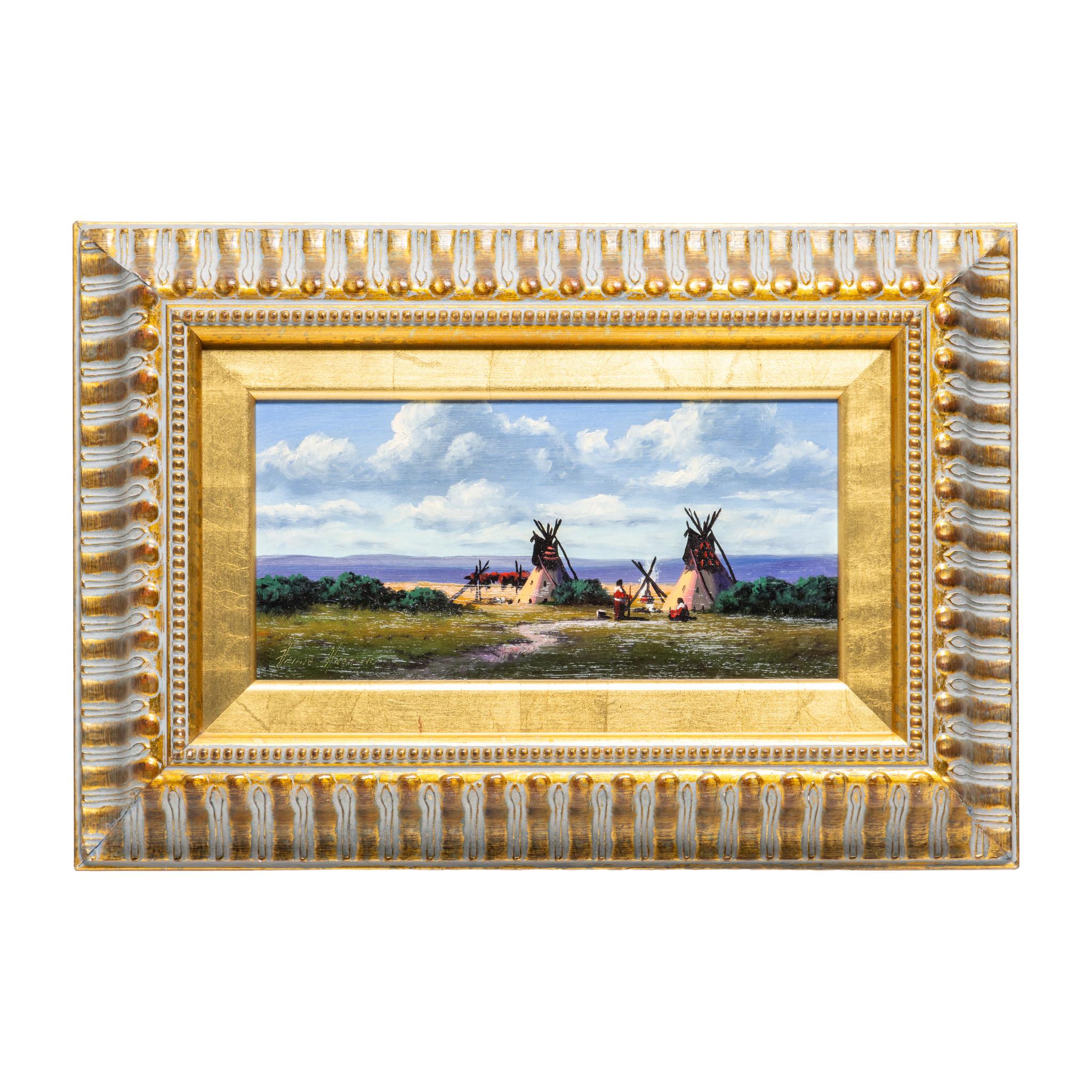 Spring Clouds, Original-Ölgemälde von Heinie Hartwig (Handbemalt) im Angebot