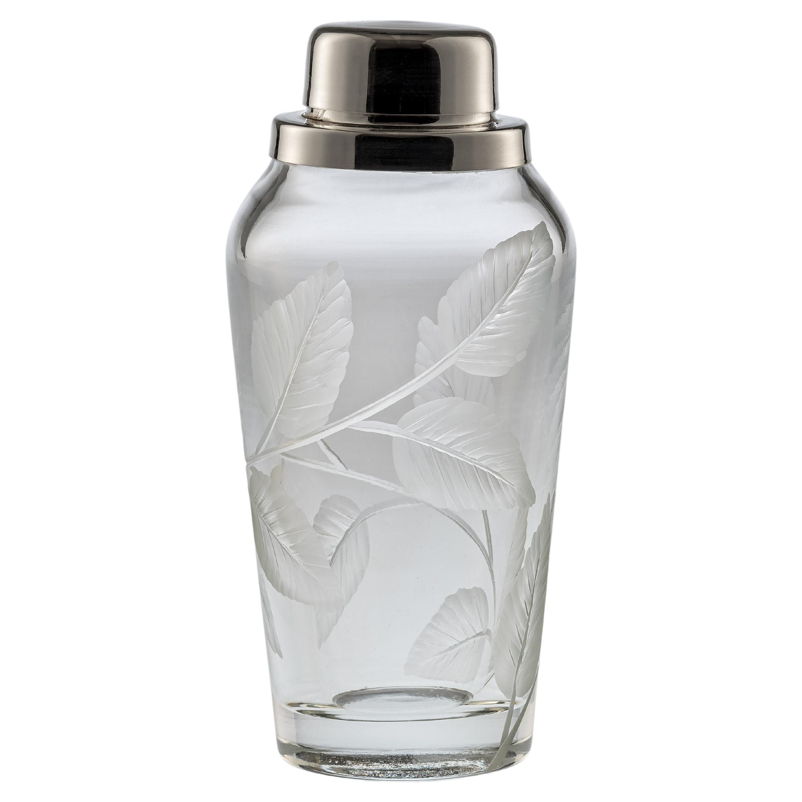 Spring Cocktail Shaker in Clear Glass