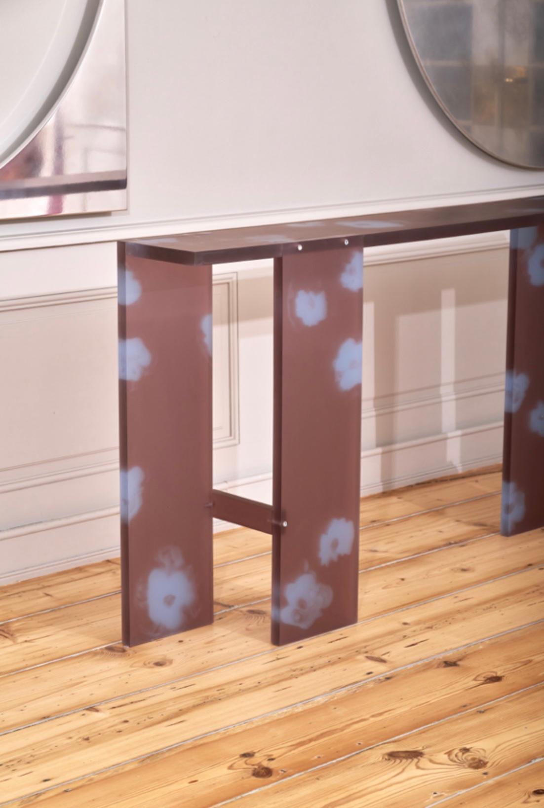 Industrial Spring Console by Forever Studio For Sale