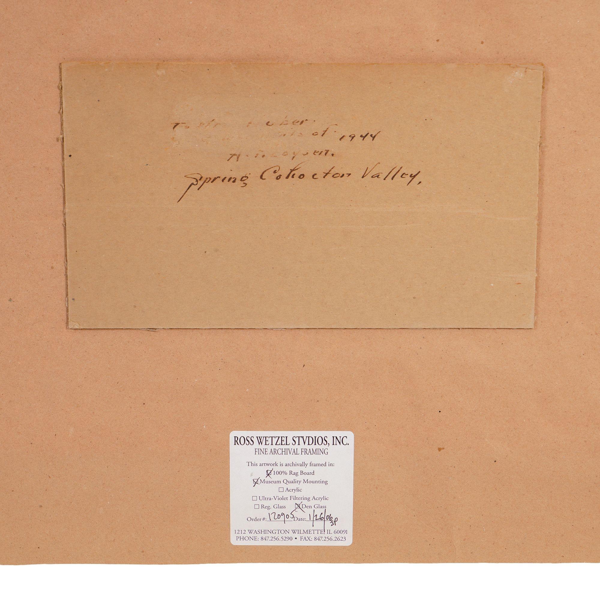 Spring, Coshocton Valley by Arthur P. Loysen, 1944 For Sale 1