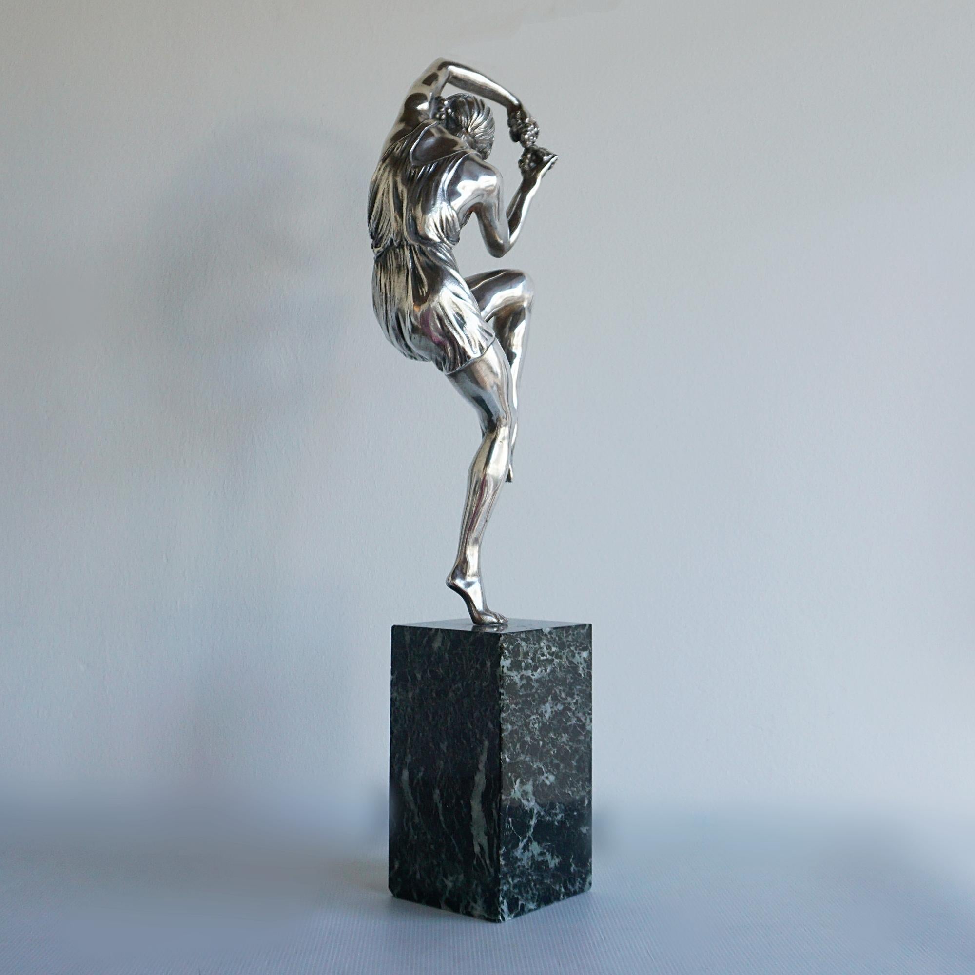 Early 20th Century 'Spring Dancer' an Art Deco Bronze Figure by Pierre Le Faguays French 1925 For Sale