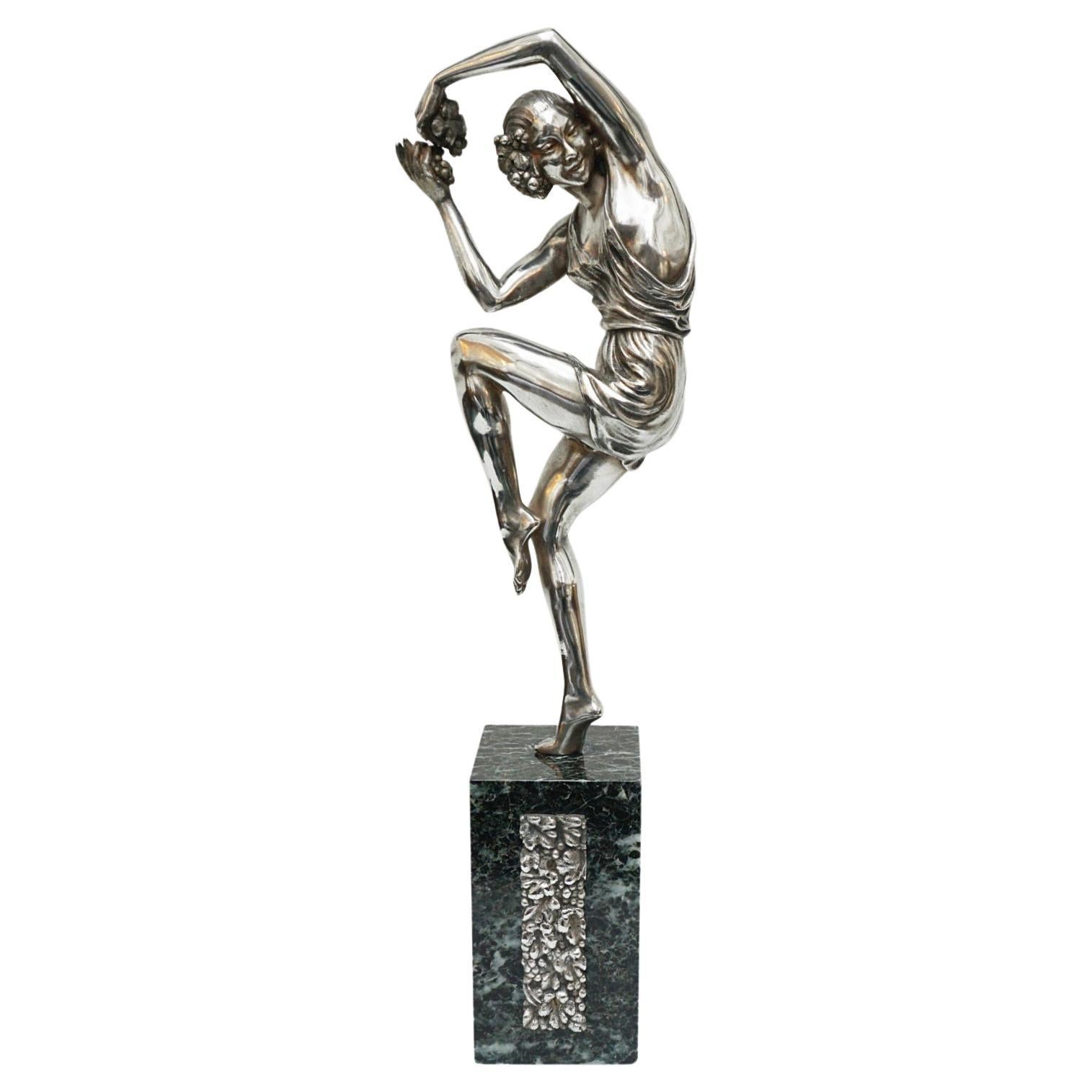 'Spring Dancer' an Art Deco Bronze Figure by Pierre Le Faguays French 1925