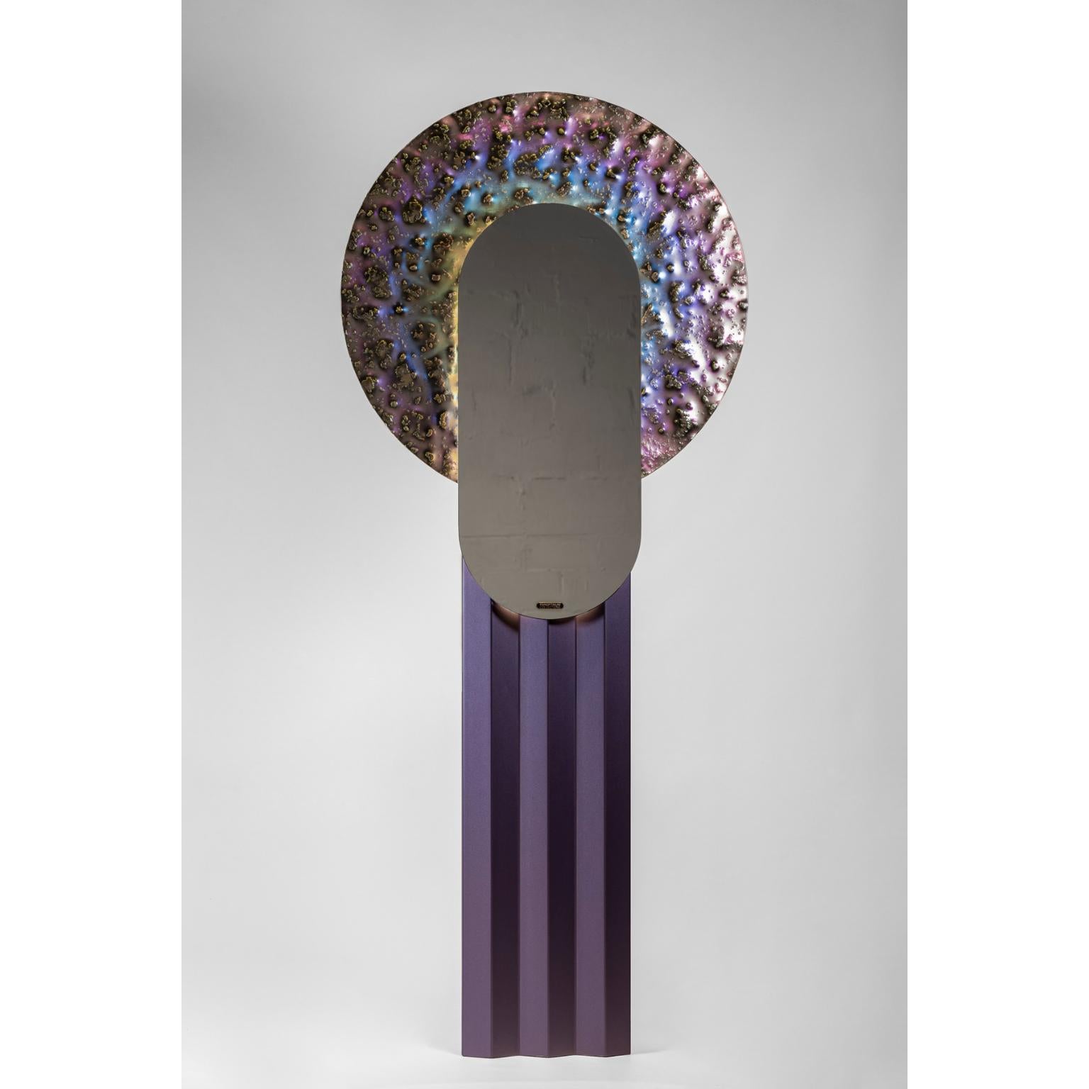 Spring Four Seasons Decorative Full Length Mirror by PANOPTIKUM COLLECTIONS
Limited Edition
Dimensions: D 10,8 x W 90 x H 210 cm.
Materials: Decorative glass and iron.

Transform your space with one of the four mirrors from the «Four