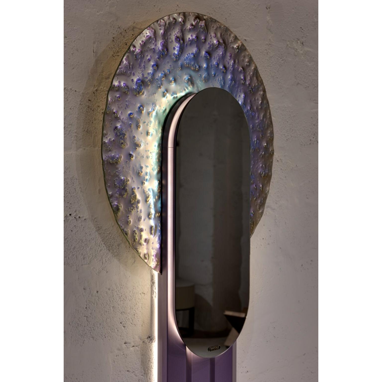 Ukrainian Spring Four Seasons Decorative Full Length Mirror by PANOPTIKUM COLLECTIONS For Sale