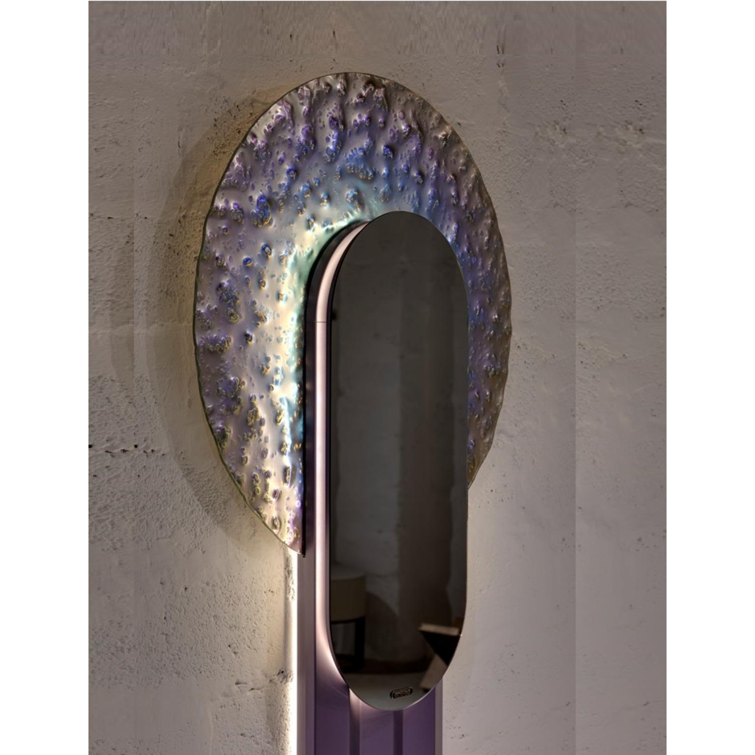 Spring Four Seasons Decorative Full Length Mirror by PANOPTIKUM COLLECTIONS In New Condition For Sale In Geneve, CH
