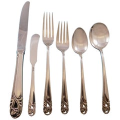 Spring Glory by International Sterling Silver Flatware 8 Service Set 52 Pieces