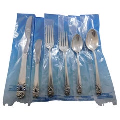 Spring Glory by International Sterling Silver Flatware Service Set 36 Pieces New