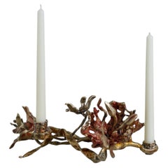 Candelabro Primavera en Cachemira grande de latón, Viya by Vikram Goyal
