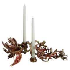 Spring in Kashmir Candelabra Small in Brass, Viya by Vikram Goyal