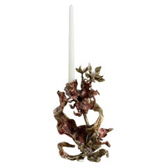 Portacandele Spring in Kashmir grande in ottone, Viya di Vikram Goyal