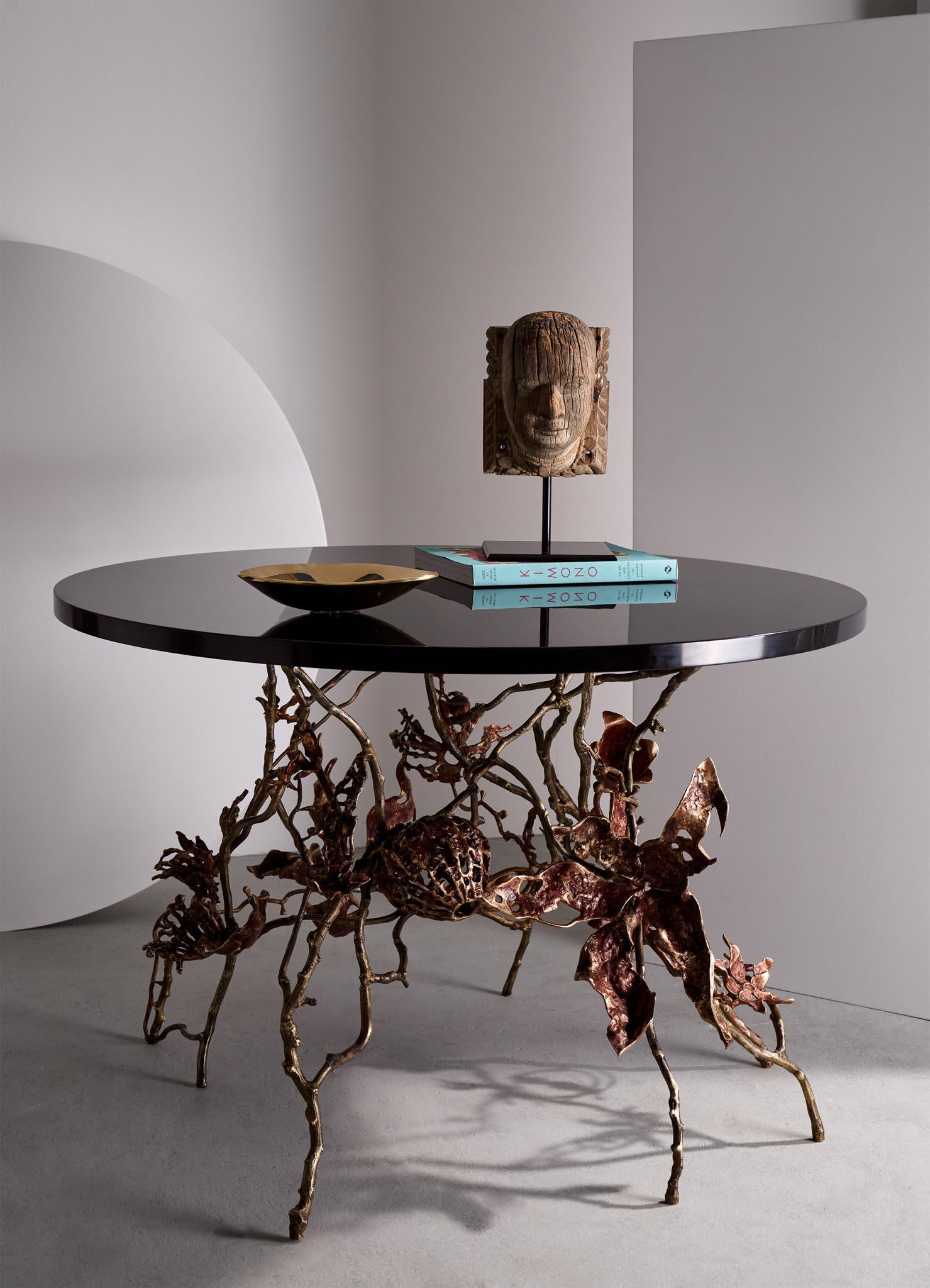 Spring In Kashmir Foyer Table in Brass, Viya by Vikram Goyal For Sale 2