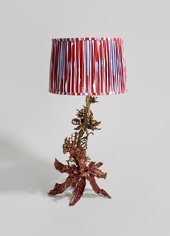 Spring in Kashmir Table Lamp in Brass, Viya by Vikram Goyal