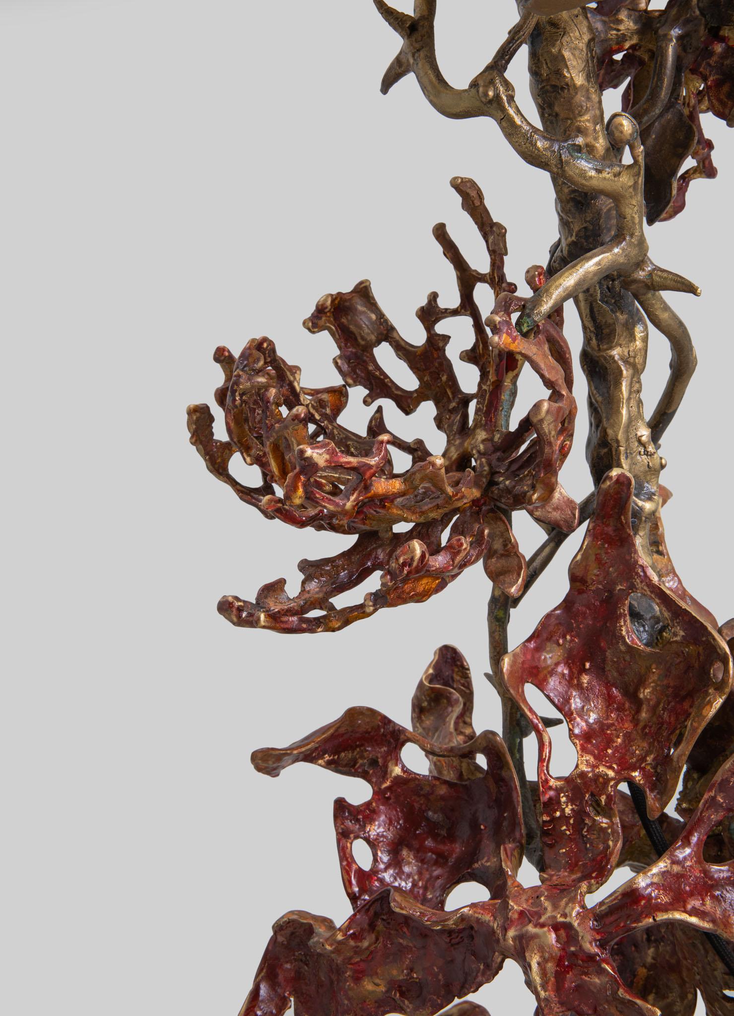 Lampe de table Spring in Kashmir en laiton, Viya by Vikram Goyal Neuf - En vente à Noida, DL