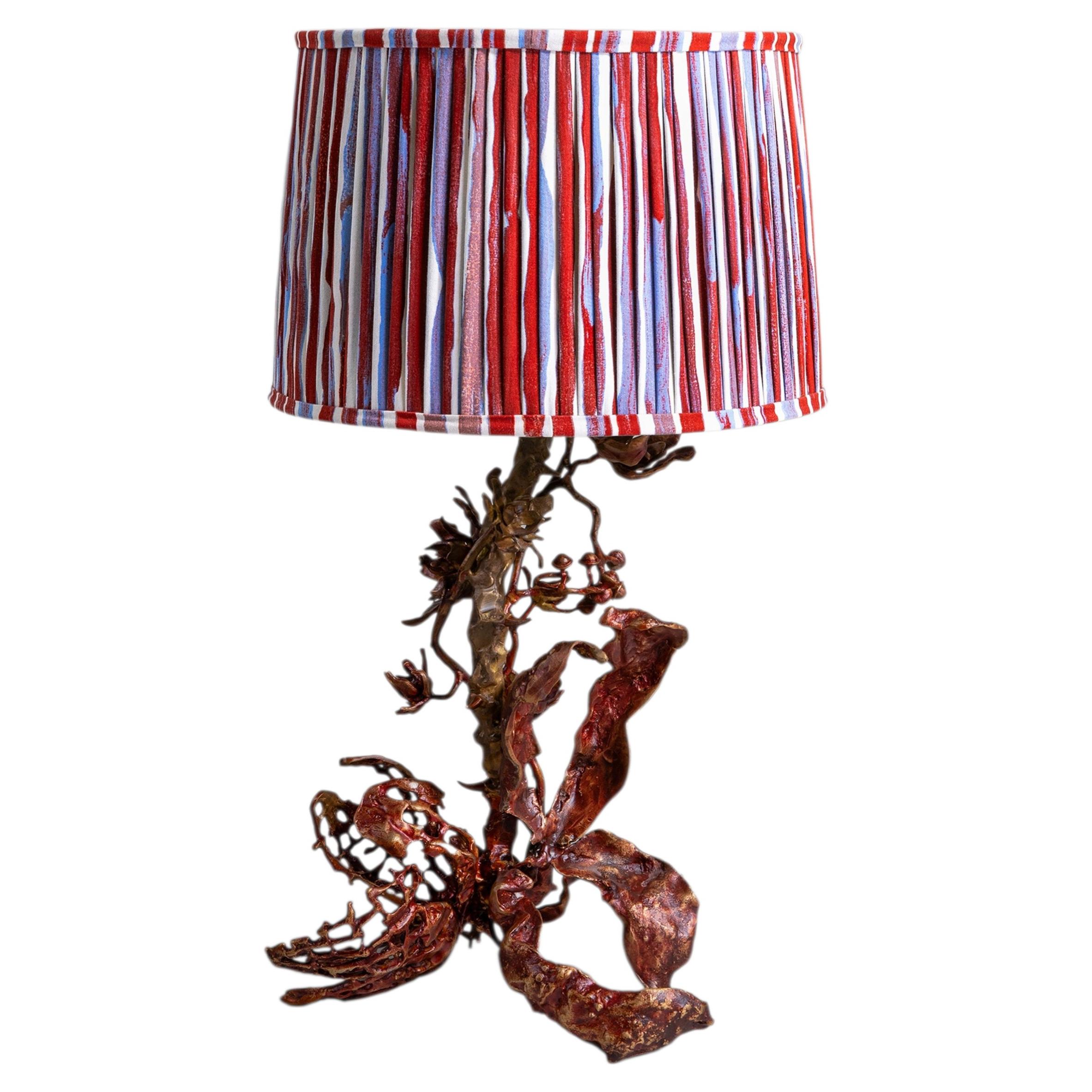 Spring in Kashmir Table Lamp Small in Brass, Viya by Vikram Goyal For Sale