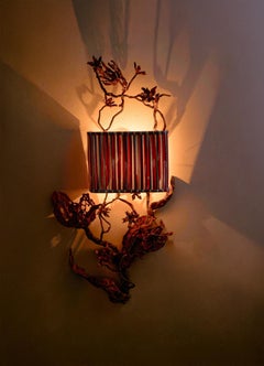Handmade Brass Wall Sconce, Spring in Kashmir B, Viya by Vikram Goyal
